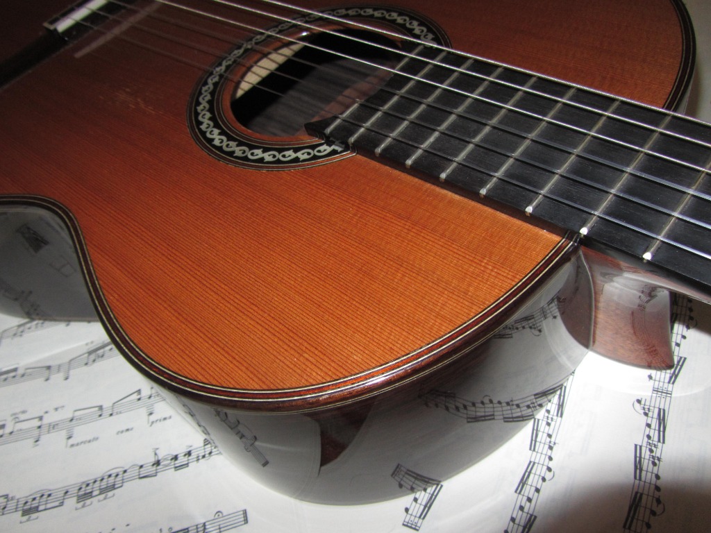 Classical Guitar on Sheet Music